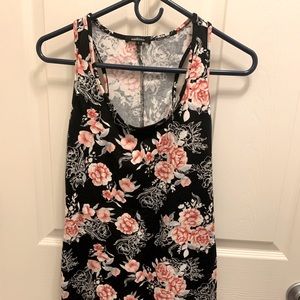 Black Floral print dress!